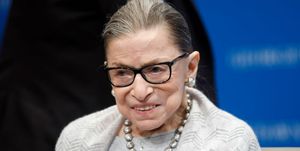 supreme court justice ruth bader ginsburg delivers remarks at georgetown law