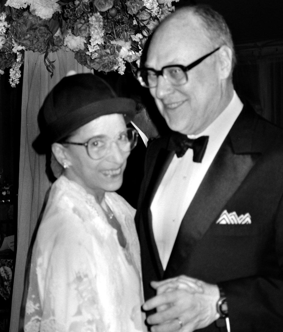 Ruth Bader Ginsburg with husband Martin Ginsburg