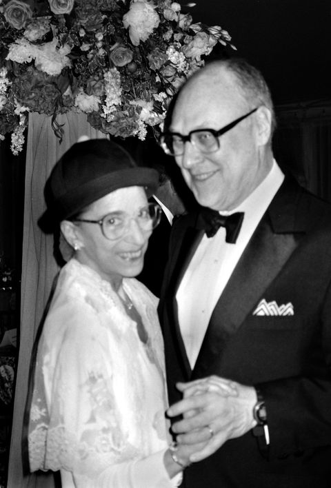 Supreme Court Justice Ruth Bader Ginsburg with husband Martin Ginsburg...