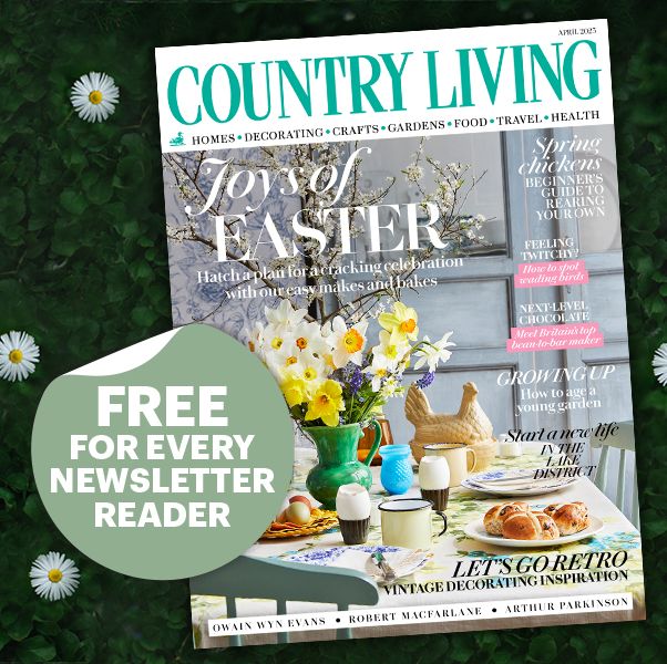 double the treats this easter with a free digital issue of country living april