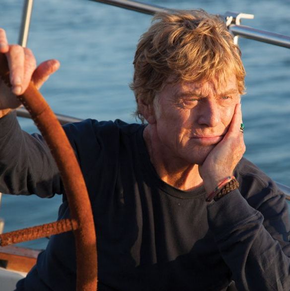 all is lost, a good housekeeping pick for best survival movies, stars robert redford as a man on a solo sailing voyage that goes wrong