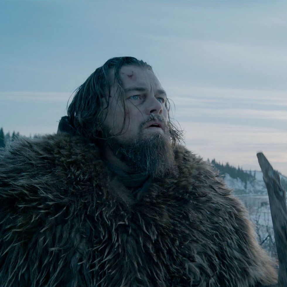 the revenant, a good housekeeping pick for best survival movies, stars leonardo dicaprio as a frontiersman who has to brave the wild