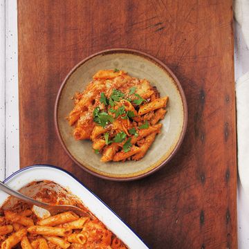 easy pasta recipes tomato and mascarpone sausage pasta bake