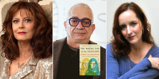 susan sarandon, rebecca makkai, rabih alameddine, the wrong end of the telescope
