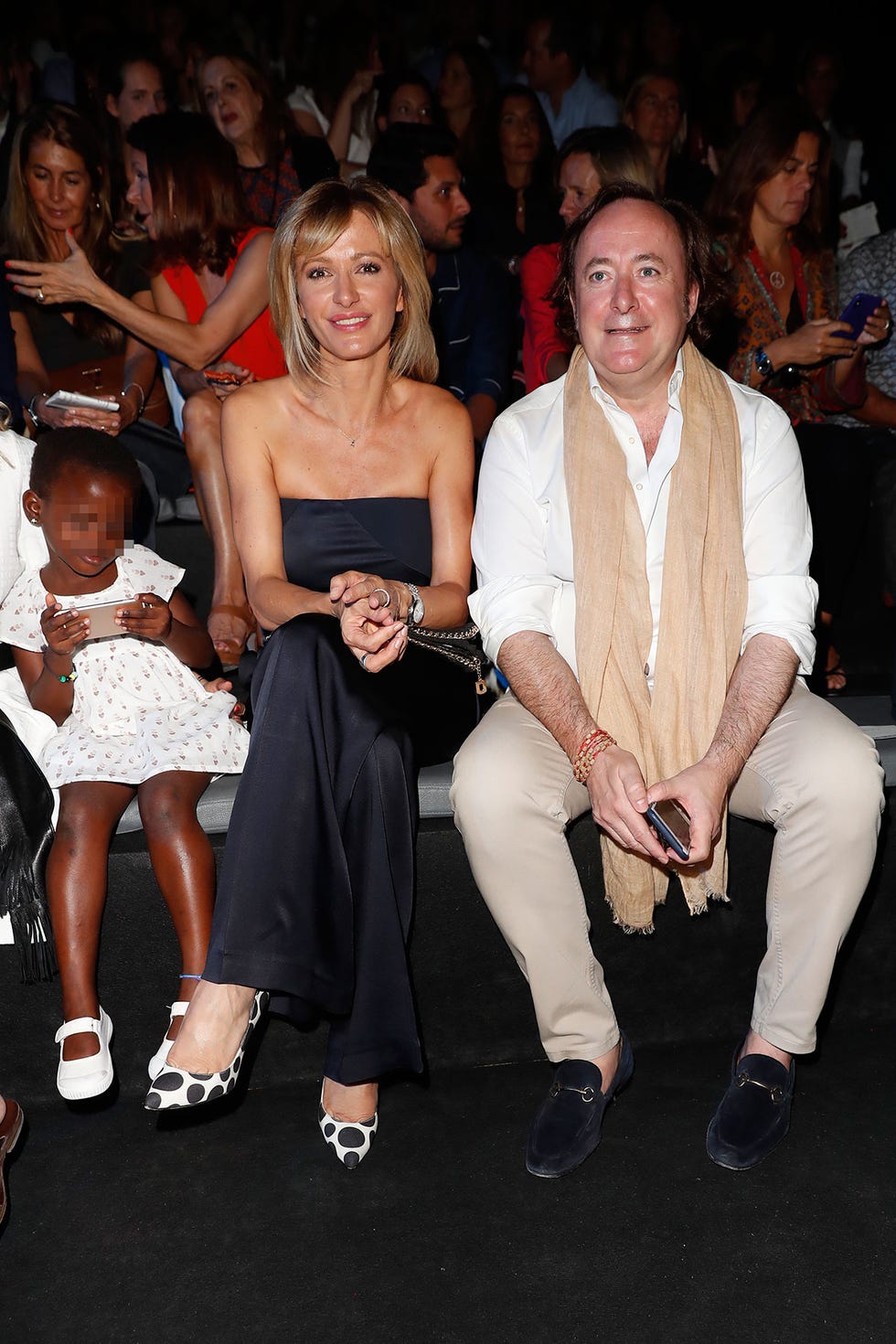 Susanna Griso hija Tomas Alias en Fashion Week Madrid