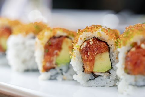 sushi salmon roll