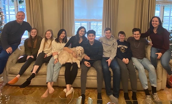 dr ﻿dana suskind, author of parent nation, and her combined family of 10﻿
