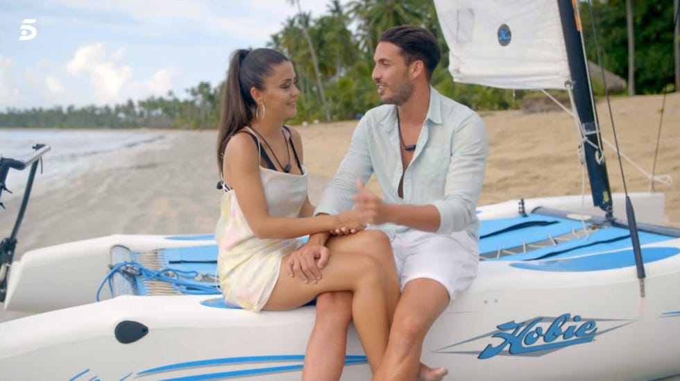 suso y rosario se declaran su amor y se besan en la isla de las tentaciones