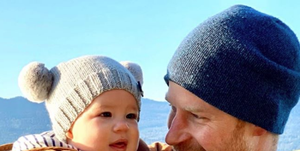 Knit cap, Beanie, People, Child, Sky, Forehead, Headgear, Toddler, Interaction, Cap, 