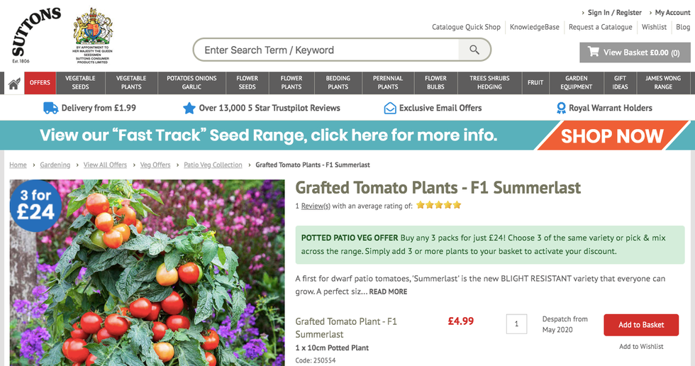 Suttons website