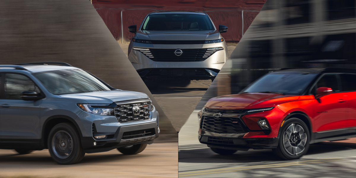 2025 Chevy Blazer vs. Honda Passport vs. Nissan Murano