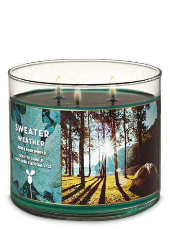 bath & body works fall candles