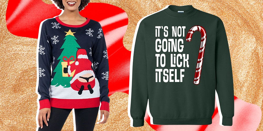 17 Naughty Christmas Sweaters - Inappropriate (But Funny!) Ugly Christmas Sweaters