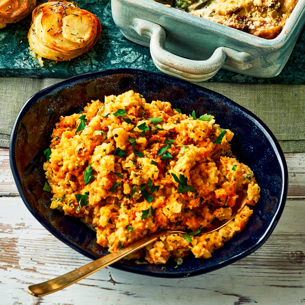 swede, carrot and apple mash
