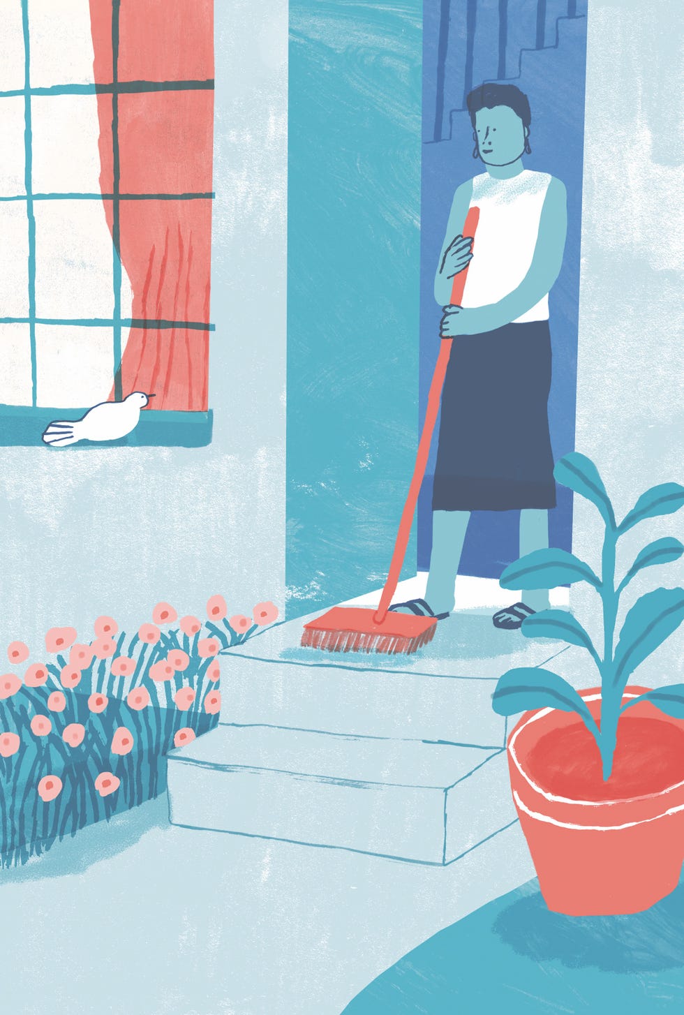 pottering