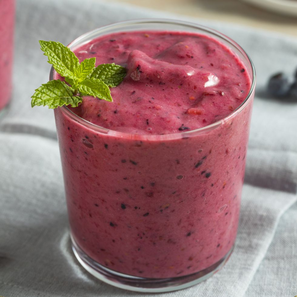 Sweet Homemade Healthy Berry Smoothie
