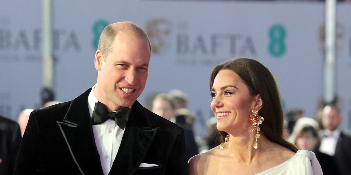 Sweet PDA moment between Catherine and Prince William at BAFTAs