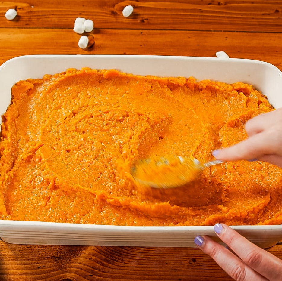 sweet potato casserole with marshmallows