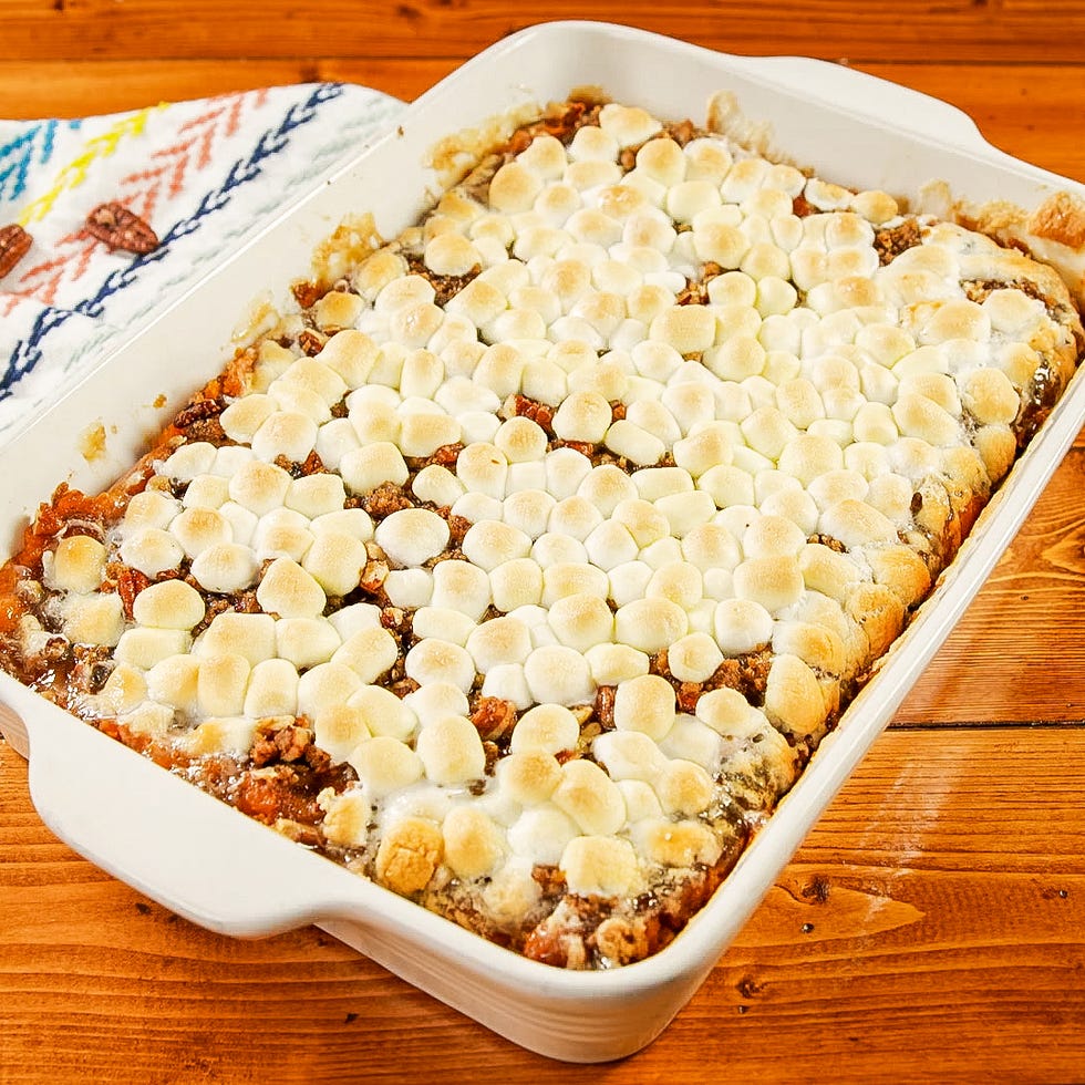 sweet potato casserole with marshmallows