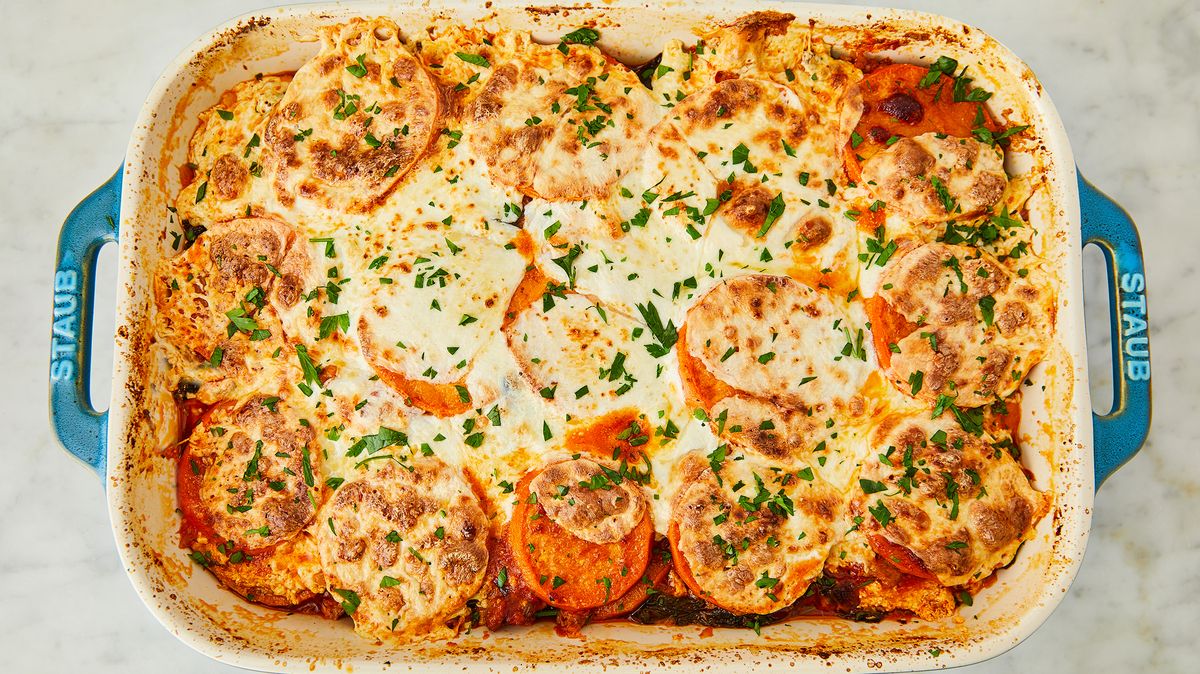 preview for Ditch The Noodles And Make Sweet Potato Sausage Lasagna