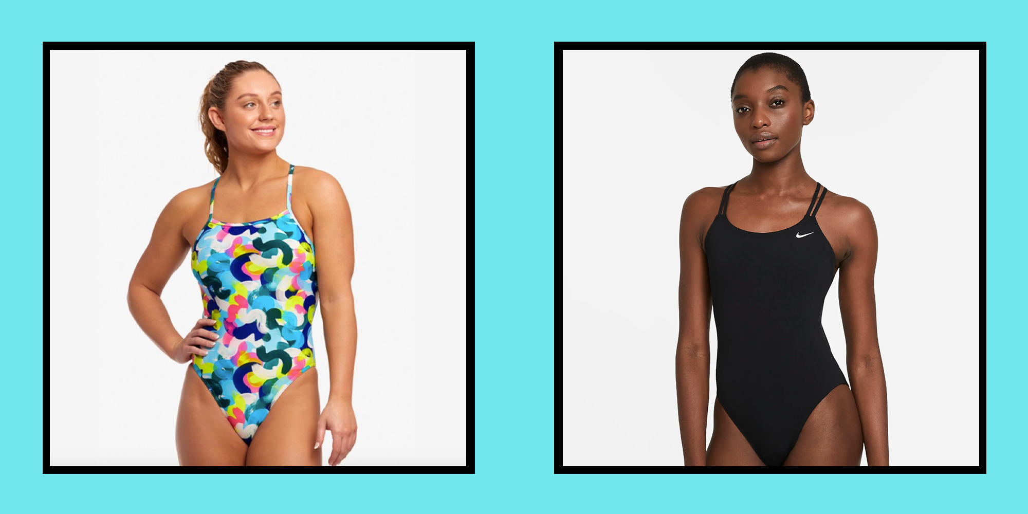 Women's Built-In Bra Swimsuits - Athletic Swimwear & More