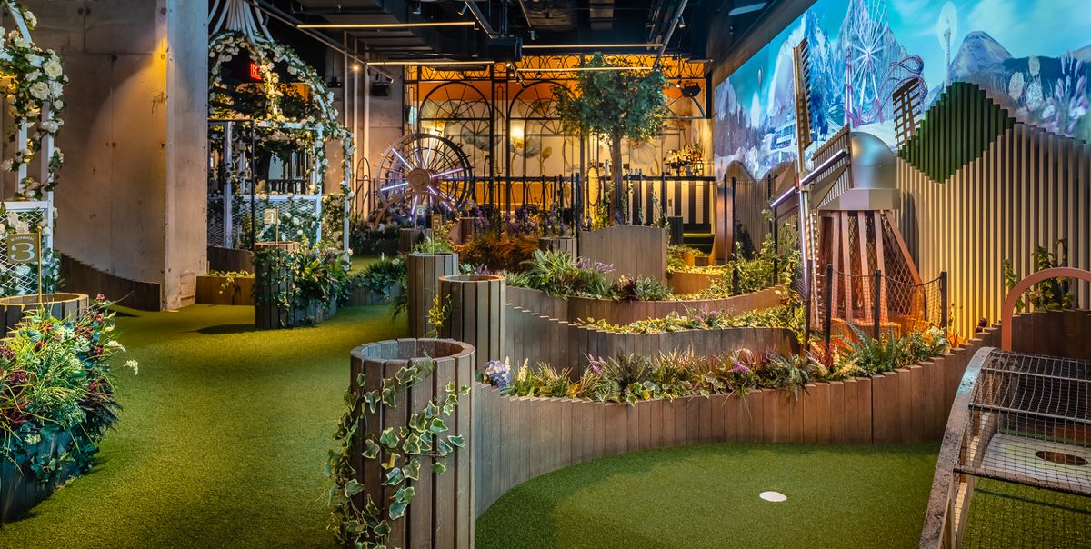 The Swingers Mini Golf Course is a quaint escape from the city
