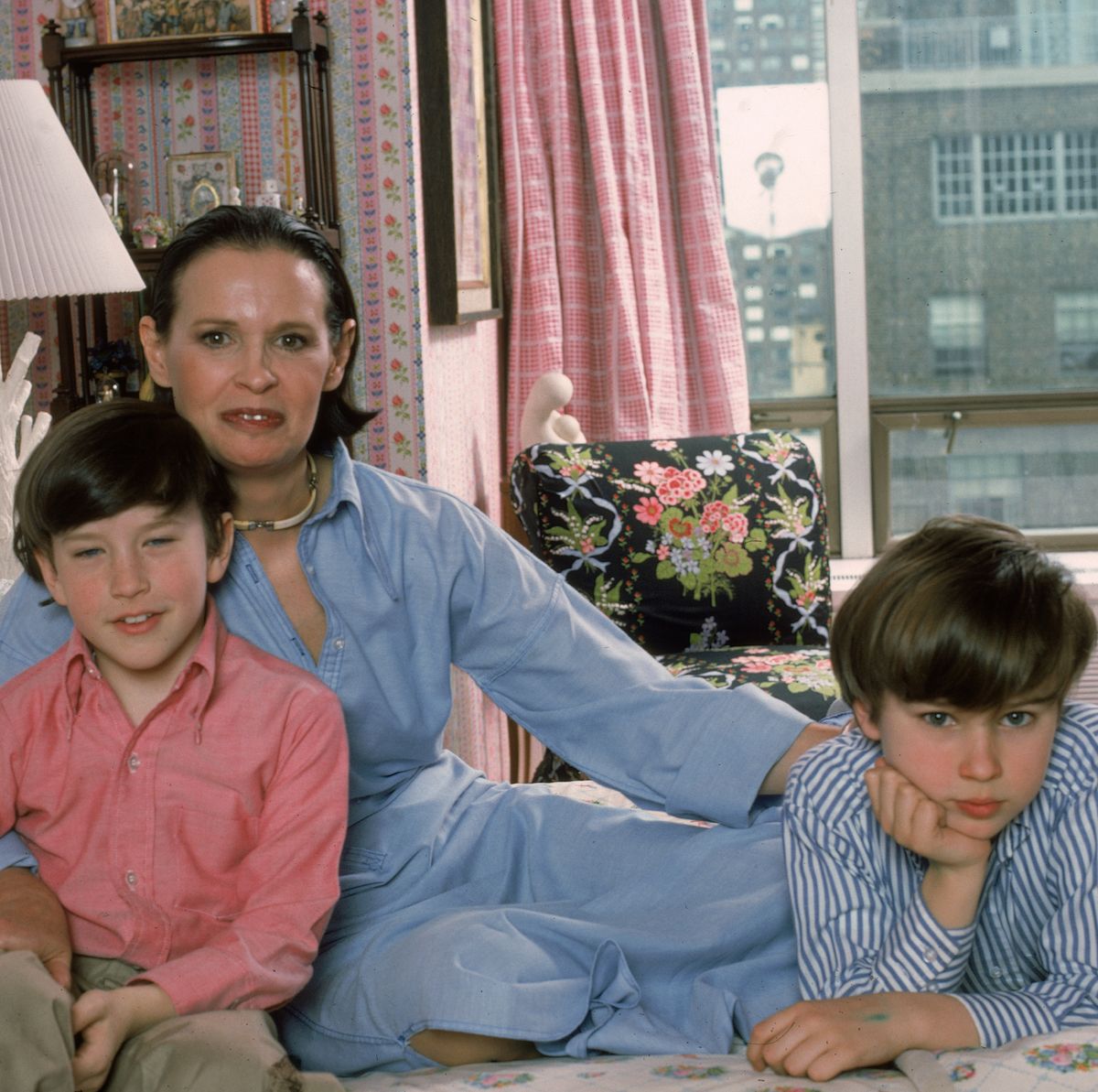 Gloria Vanderbilt And Her Sons