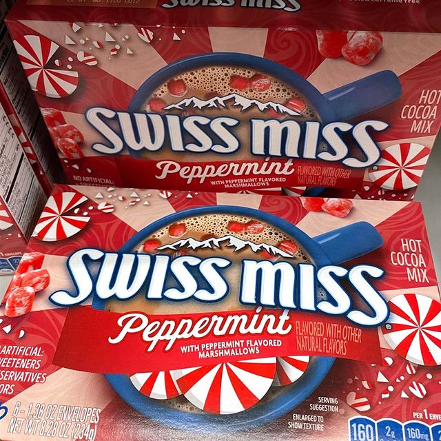 Swiss Miss Peppermint Hot Cocoa Mix Will Bring a Festive Flavor to Your Mug