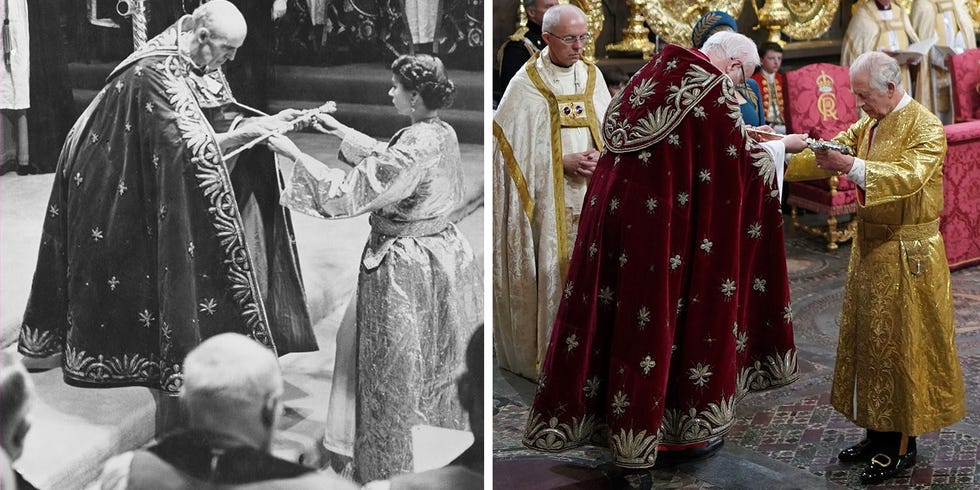 King Charles III's Coronation Compared to Queen Elizabeth II's in 26  Striking Photos