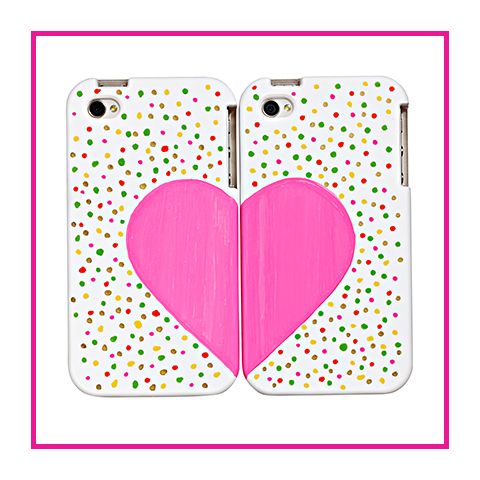 Heart, Pink, Pattern, Mobile phone case, E-book reader case, Polka dot, 