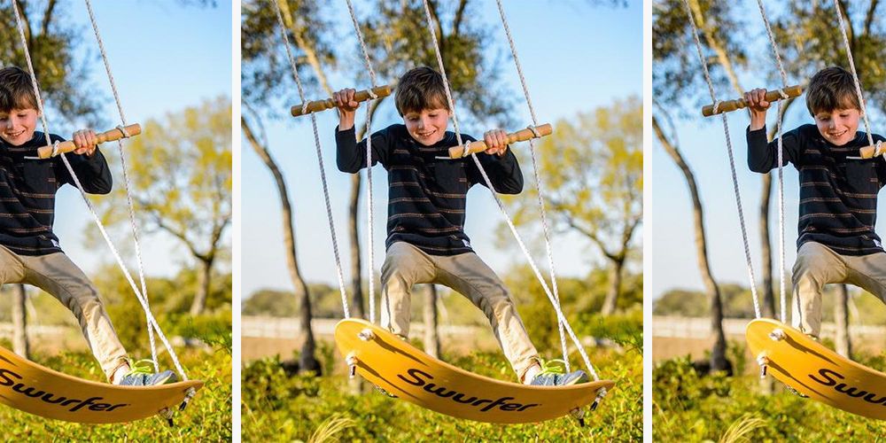 This Surfing Swing Is Guaranteed to Cause Hours of Outdoor Fun