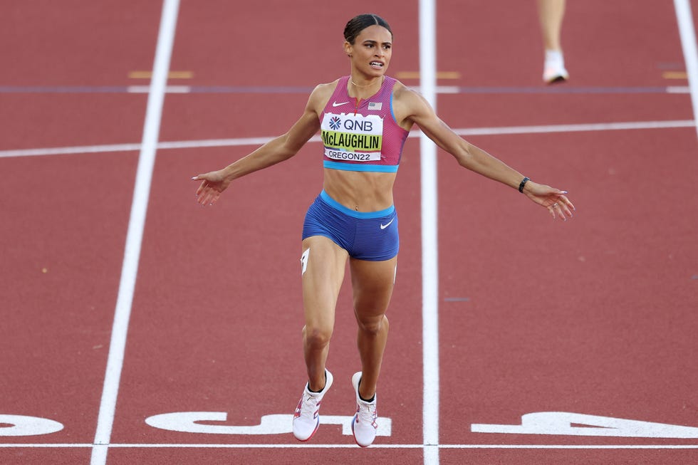 sydney mclaughlin en los mundiales de eugene 2022
