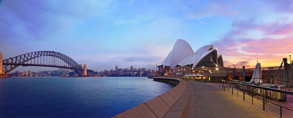 sydney opera house panorama