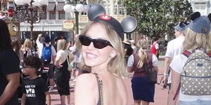 sydney sweeney posing for a photo at disney land