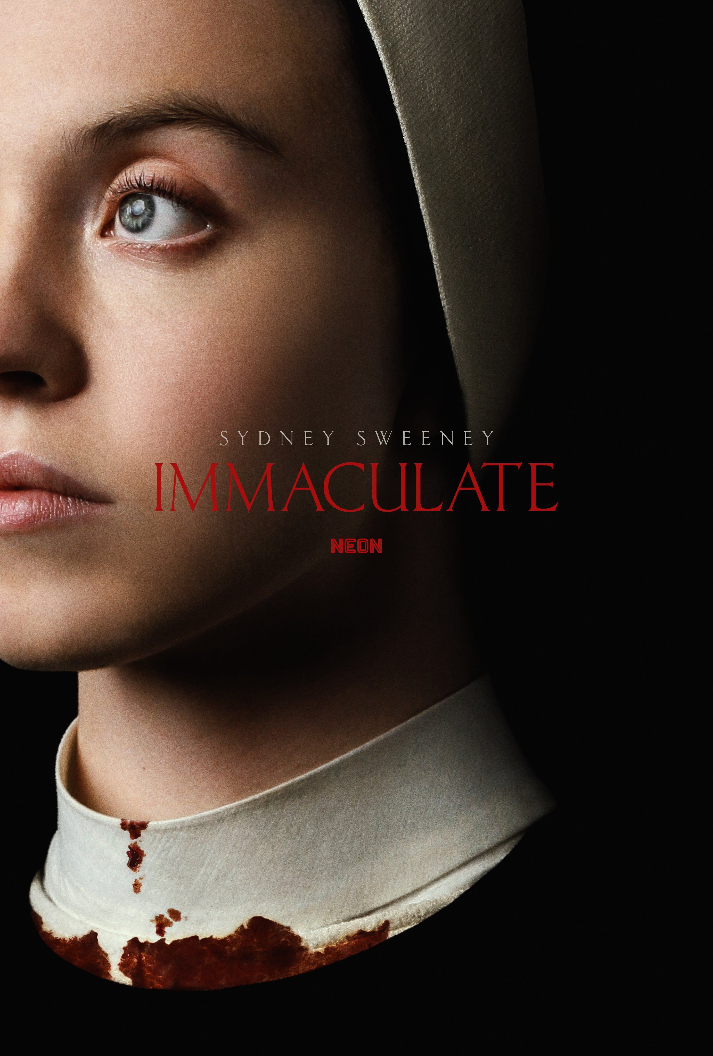 First Trailer For Sydney Sweeney S New Horror Movie Immaculate   Sydney Sweeney Immaculate Poster 65b21ee16e0f9 