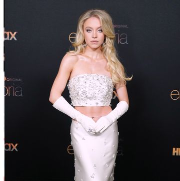 sydney sweeney in different red carpet looks