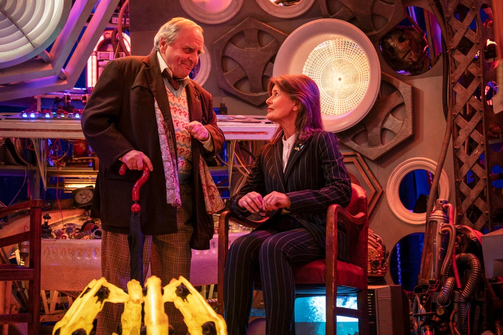 sylvester mccoy as the doctor, sophie aldred as ace, doctor who tales of the tardis the curse of fenric