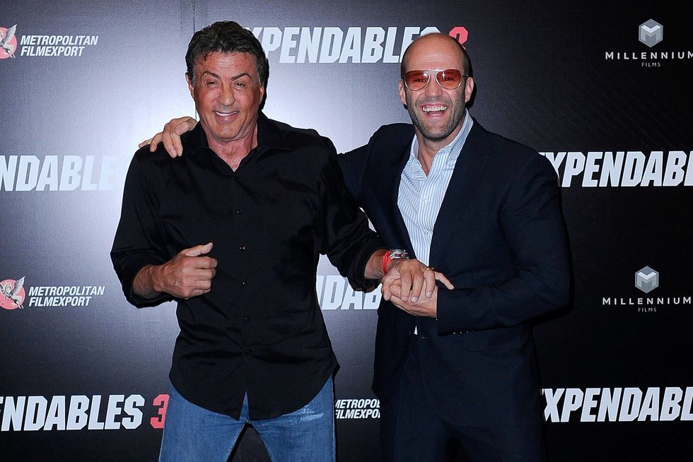sylvester stallone and jason statham, the expendables 3