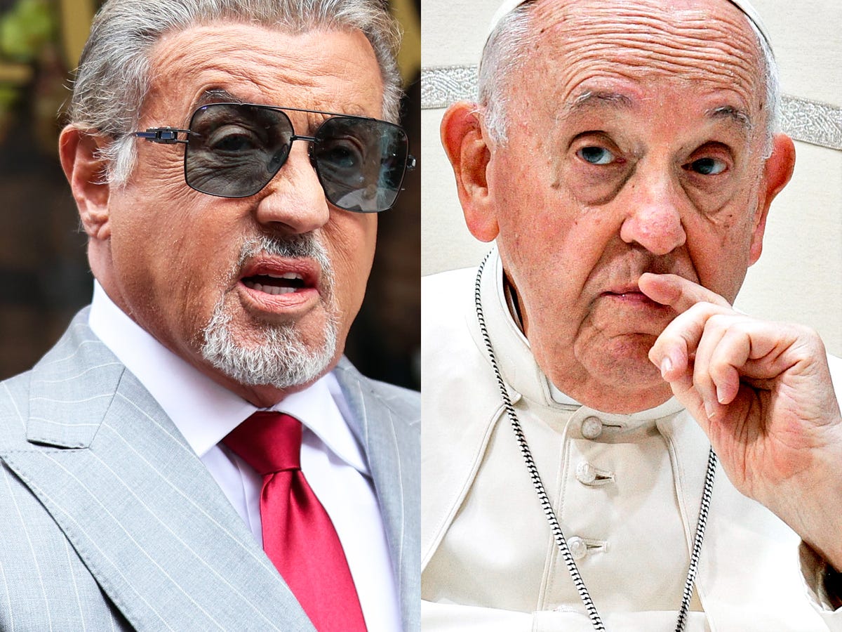 Sylvester Stallone quiso boxear con el Papa Francisco: "Iré al infierno por esto, voy directo"
