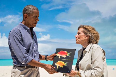 President Barack Obama had in september 2016 een ontmoeting met Earle op het Amerikaanse Atol Midway ter ere van de uitbreiding van het Papahnaumokukea Marine National Monument
