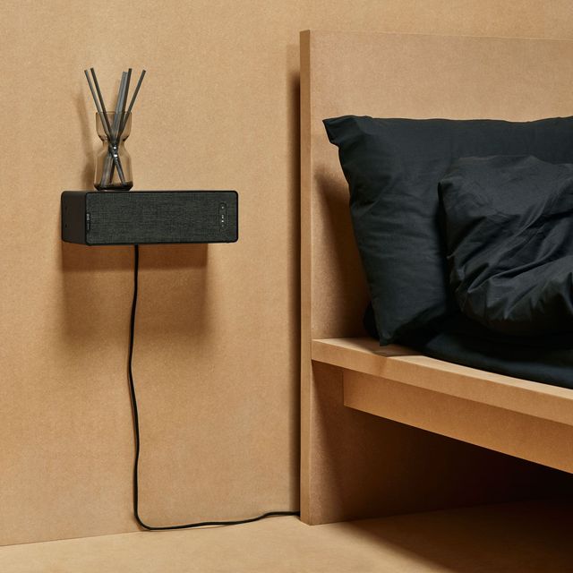 Wall, Furniture, Nightstand, Table, Room, Wood, Plywood, Interior design, 