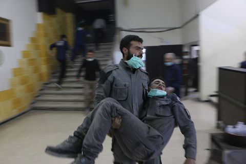 Assad Regime's alleged chemical gas attack in Eastern Ghouta