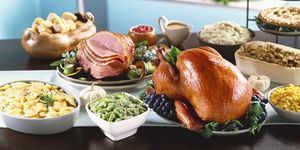 Dish, Food, Cuisine, Meal, Ingredient, Brunch, Thanksgiving dinner, Turkey meat, Staple food, Junk food, 