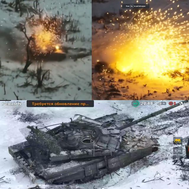 Watch Two Ukrainian Bradleys Outmaneuver Russia’s Mighty T-90M Tank ...