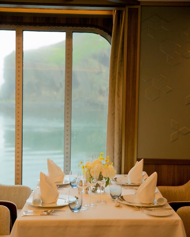 seabourn venture luxury expedition ship fine dining restaurant