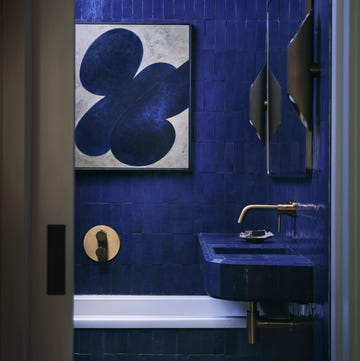 To & From Lexham Gardens apartment to and from lexham gardens apartment blue bathroom