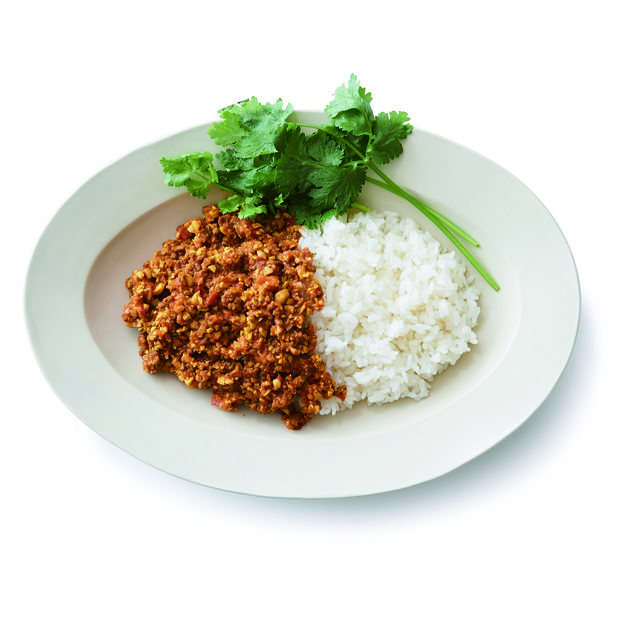 Dish, Food, Cuisine, Ingredient, Steamed rice, White rice, Rice, Produce, Rice and curry, Picadillo, 