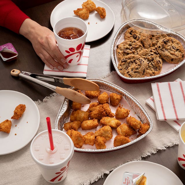 chickfila heart shaped tray valentine's day