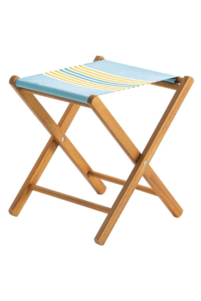 taburete plegable de acacia, amezza