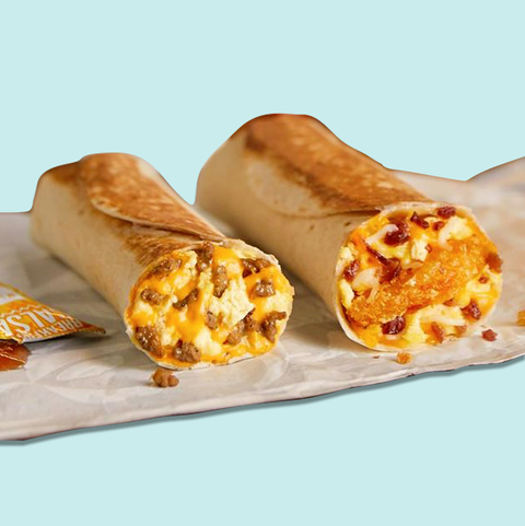 taco bell cheesy toasted breakfast burrito, potato